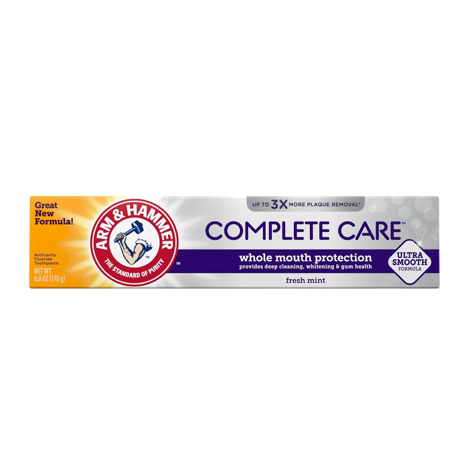 معجون أسنان متكامل يوفر حماية شاملة للفم من ARM & HAMMER