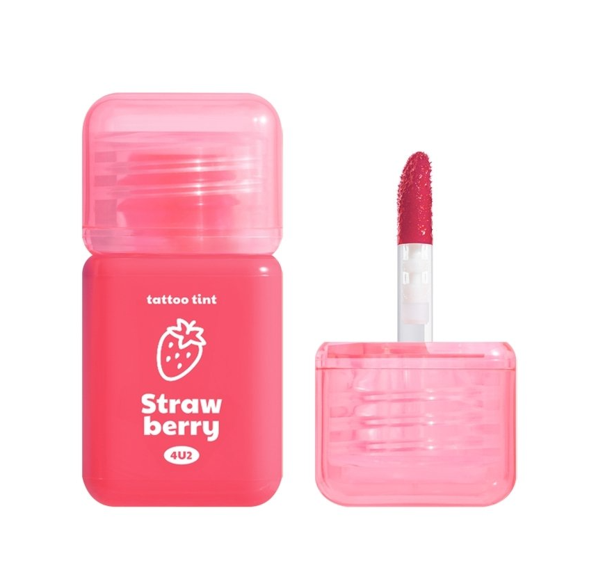 تينت الشفاه الثابت بتركيبة الـ "تاتو" التي تدوم طويلاً من 4U2