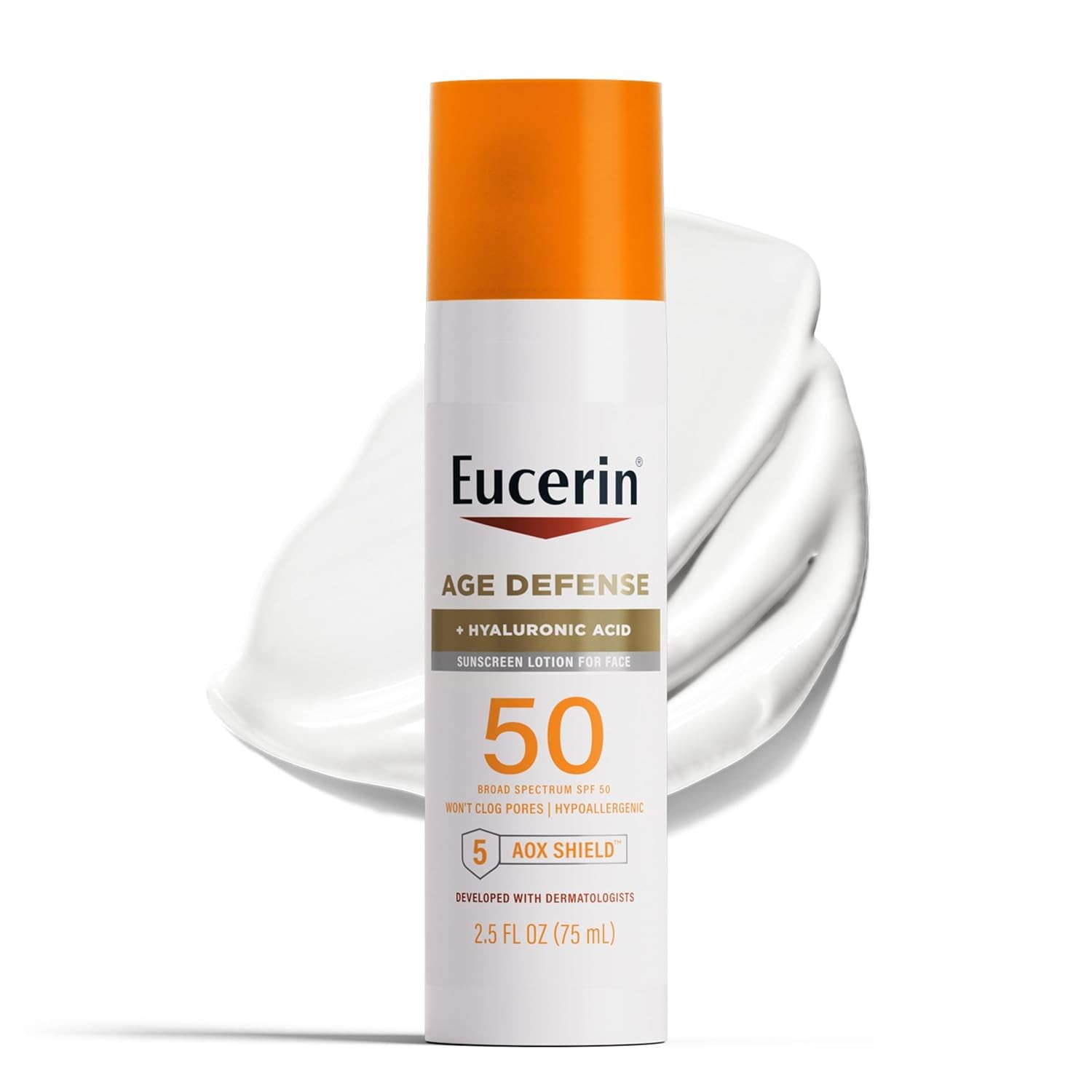 واقي شمس للوجة محارب لعلامات الشيخوخة SPF 50 من Eucerin