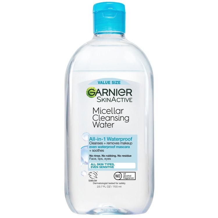 ماء ميسيلار منظف لإزالة المكياج وتنظيف وتهدئة البشرة من GARNIER