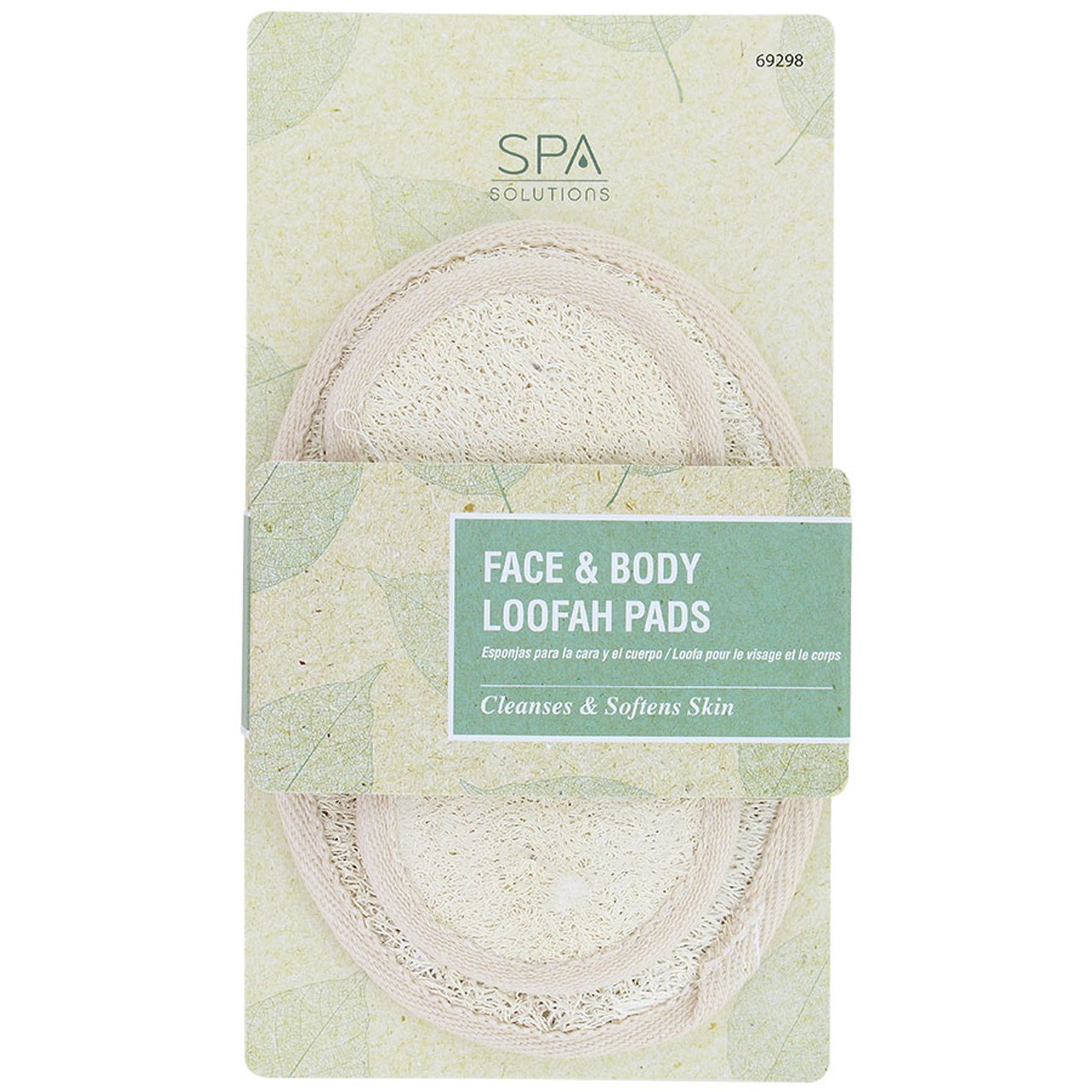 cala face and body loofah pads