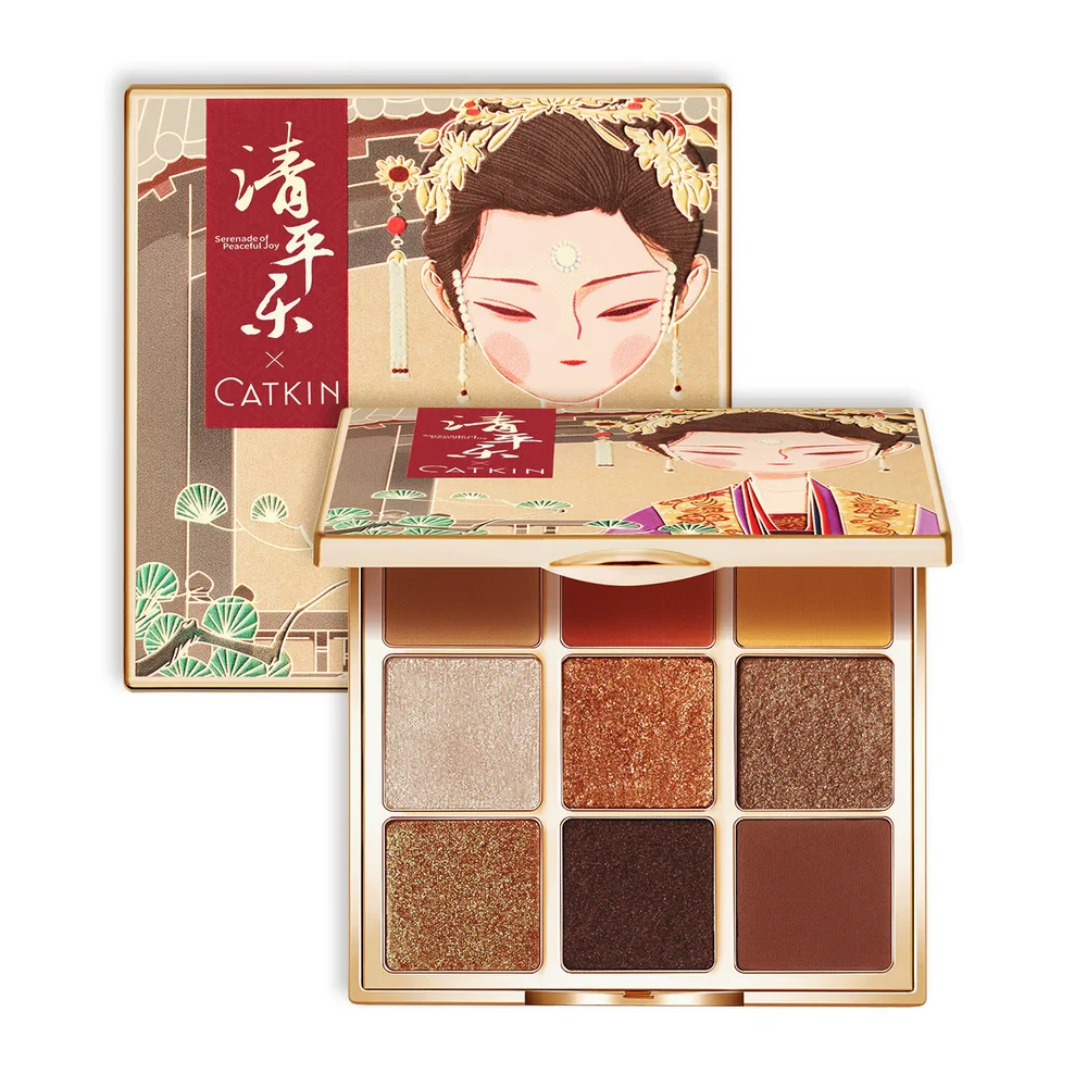 باليت ظلال العيون C09 9 Colors Eyeshadow Palette من CATKIN