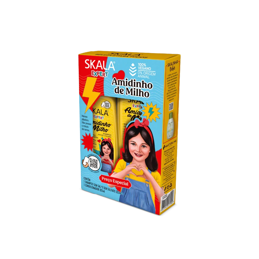 مجموعة العناية بالشعر شامبو وبلسم للأطفال من SKALA