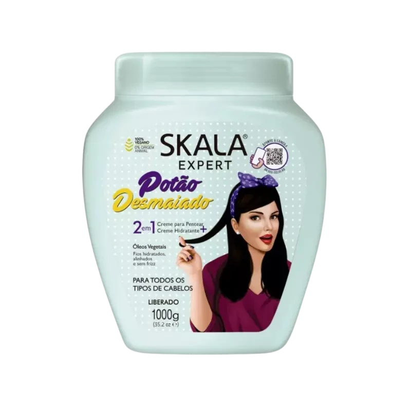 كريم مرطب وتغذية 2 في 1 لجميع أنواع الشعر من SKALA