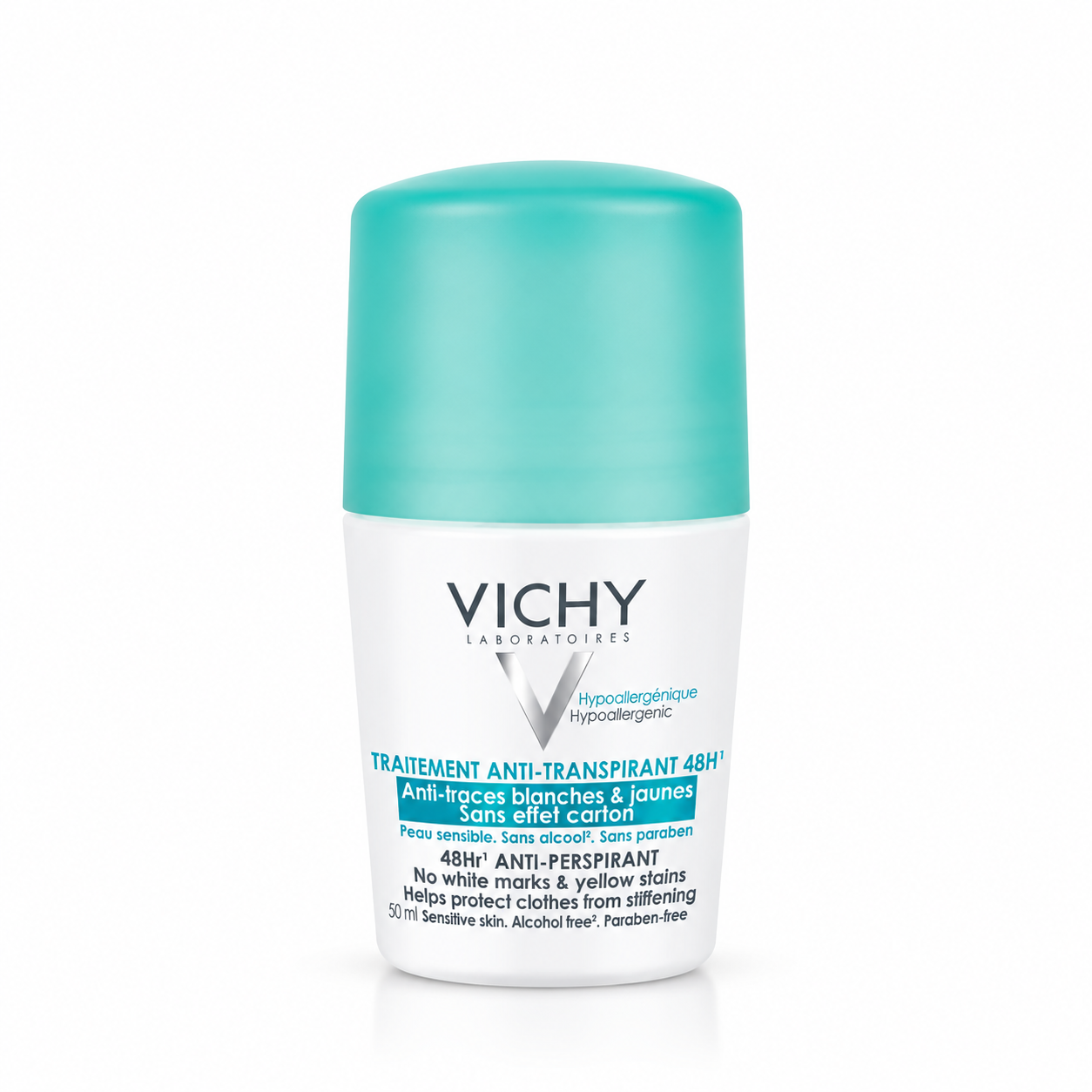 مزيل تعرق رول أون بتركيبة فعالة توفر حماية شديدة من التعرق تدوم 48 ساعه من vichy