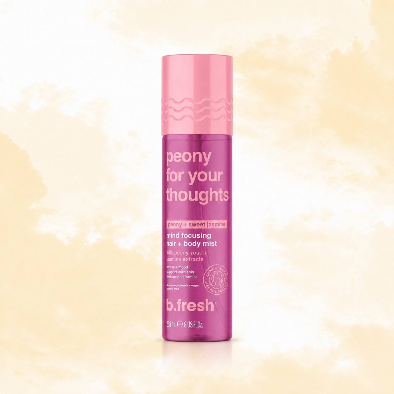 معطر الشعر والجسم منعش يجمع بين روائح الفاوانيا والياسمين لإضفاء لمسة من الهدوء من B.FRESH