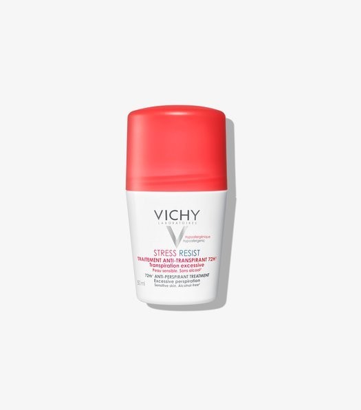 علاج فائق القوة يقلل التعرق ويمنحكِ جفافاً وراحة تدوم 72 ساعة من vichy