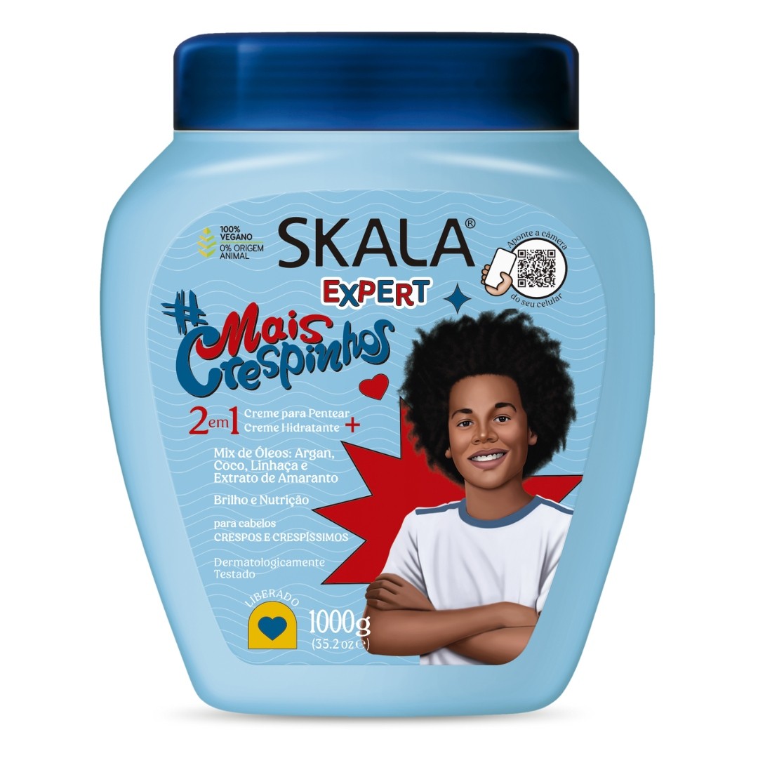ماسك وكريم مخصصة للشعرالكيرلي والمجعد للشباب والاطفال من SKALA