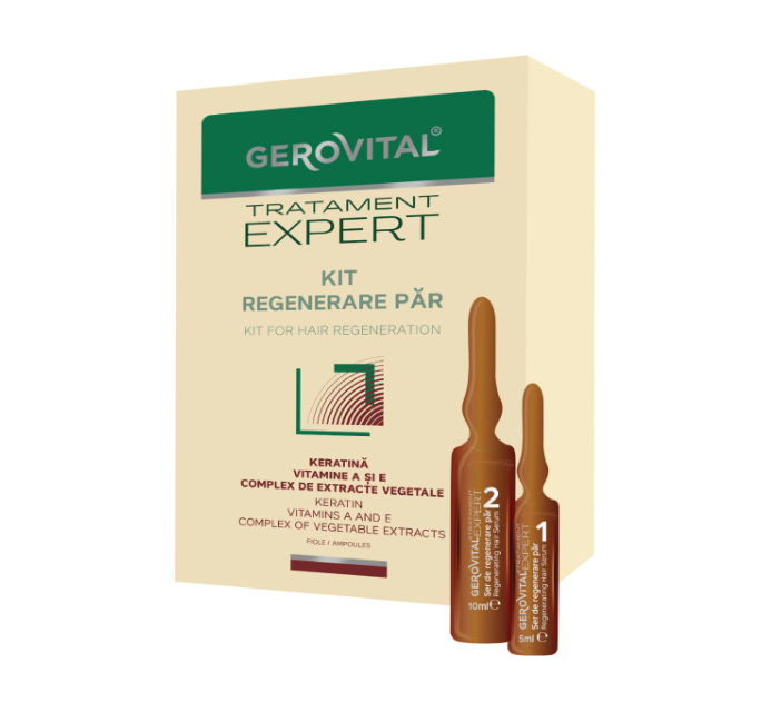 مجموعة Tratament Expert لتجديد الشعر من GEROVITAL