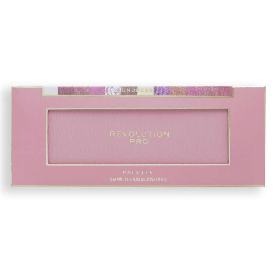 باليت ظلال عيون 12 لون درجات النيود الوردية والبنفسجية الناعمة من REVOLUTION