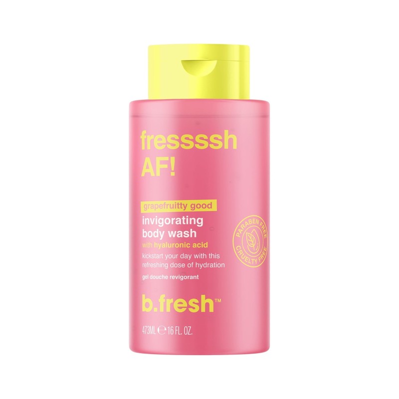 غسول الجسم منعش وغني بحمض الهيالورونيك ورائحة الجريب فروت من B.FRESH
