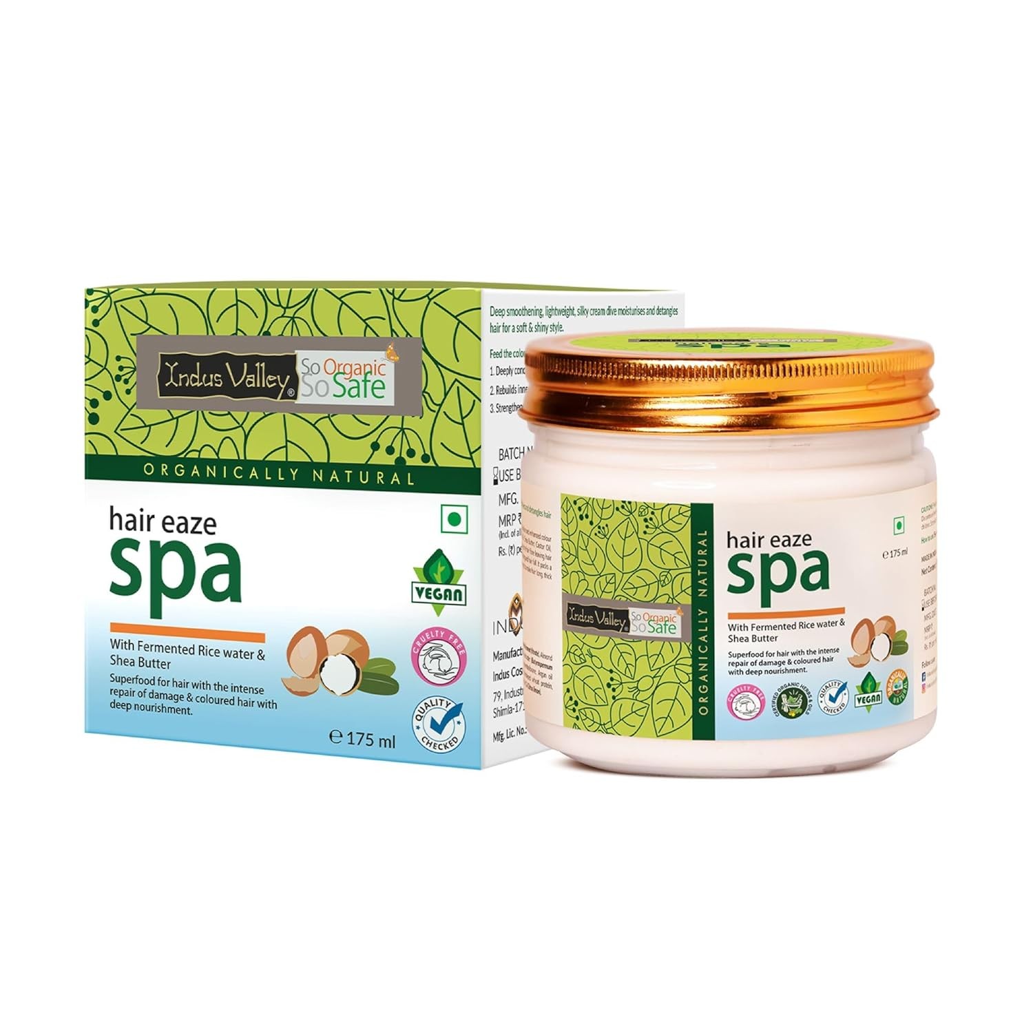 علاج مكثف للشعر مصمم ليقدم تنعيمًا عميقًا من INDUS VALLEY