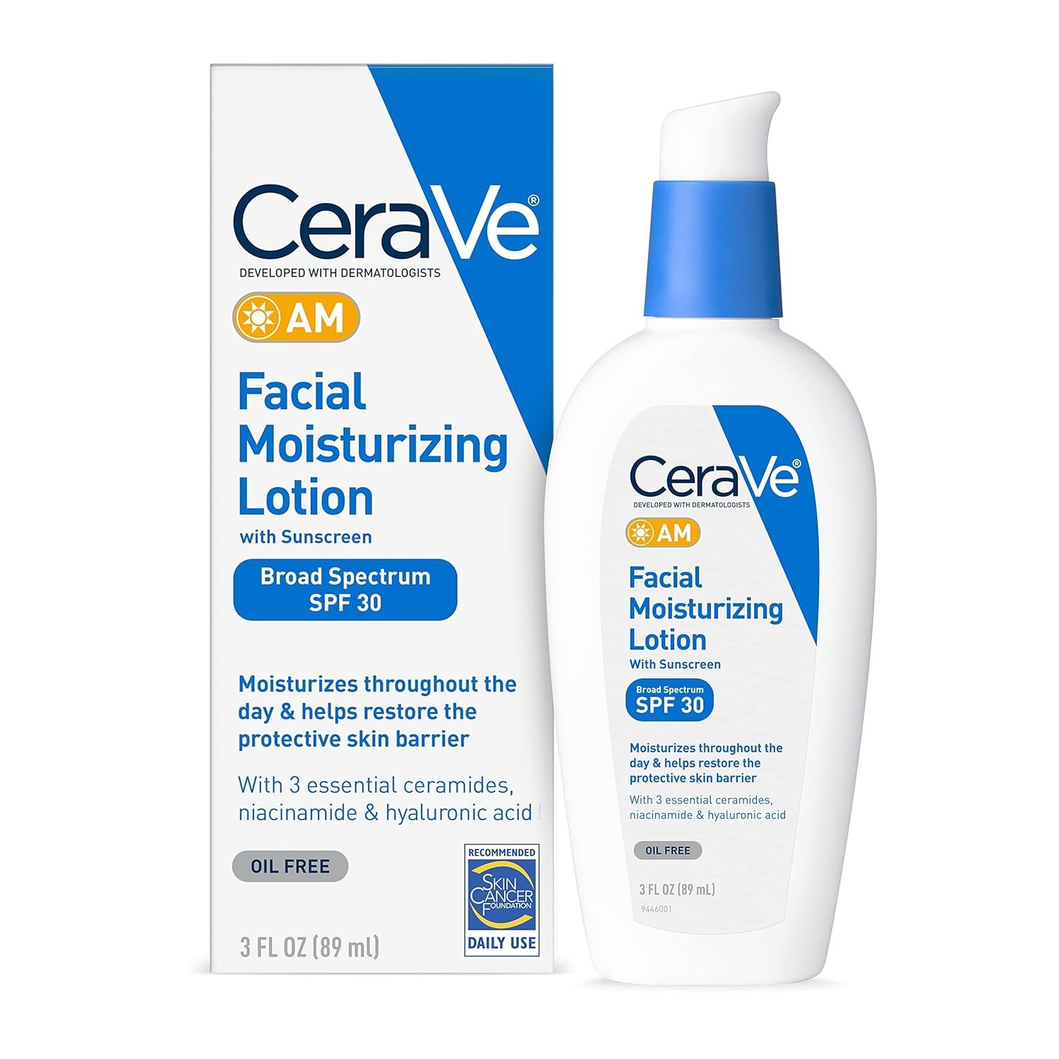 مرطب البشرة النهاري بعامل حماية من الشمس SPF 30 من CeraVe