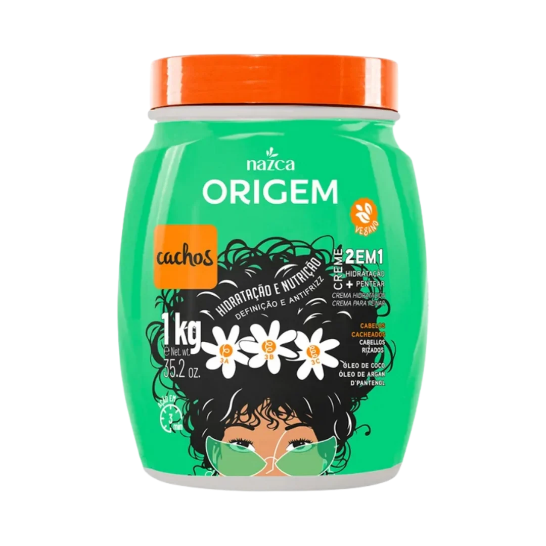 كريم تصفيف وعلاج الشعر 2 في 1 من NAZCA