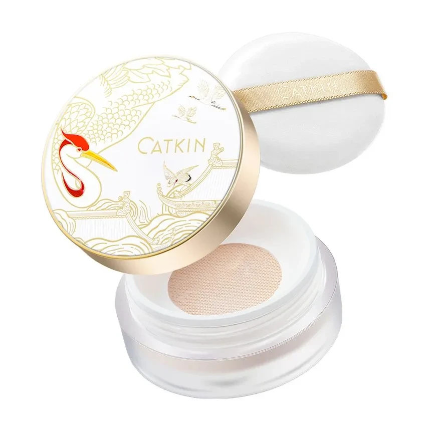 لوس باودر لتثبيت المكياج مع مظهرمطفي وطبيعي من Catkin