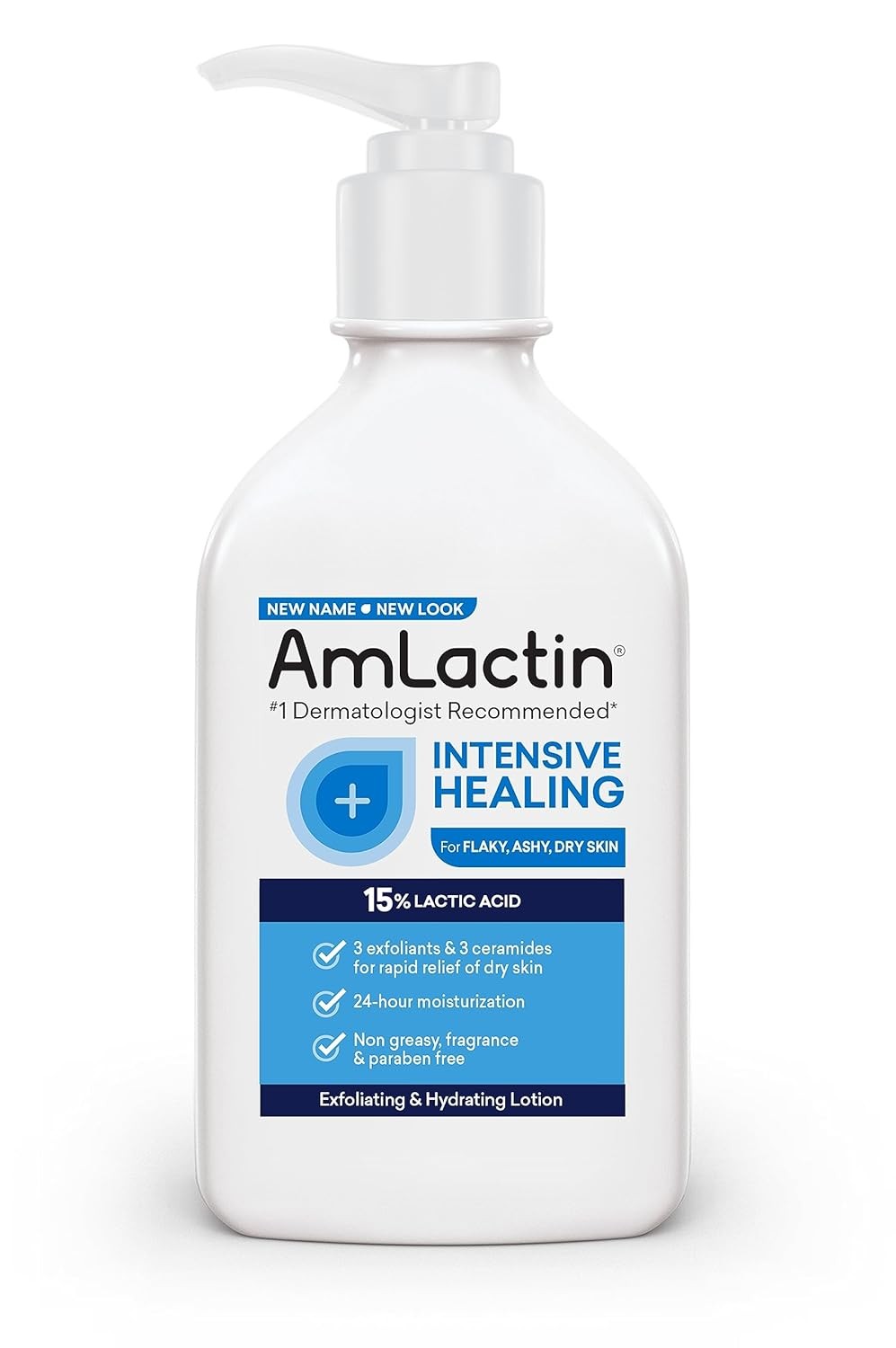 لوشن مقشر ومرطب للجسم غني بحمض اللاكتيك (AHA) بنسبة 15% من AMLACTIN
