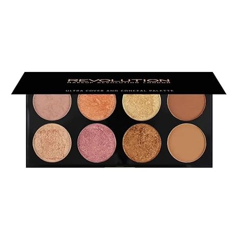 باليت بلاشر يحتوي على 8 ألوان متنوعة Rose Gold من REVOLUTION