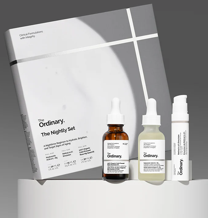 المجموعة الليلية للعناية بالبشرة من THE ORDINARY