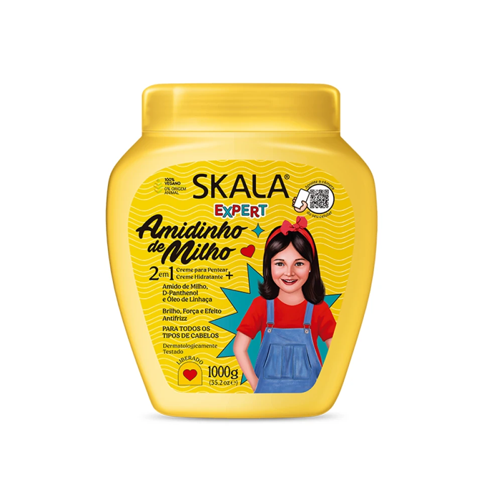 كريم وماسك لجميع أنواع الشعر الاطفال من SKALA