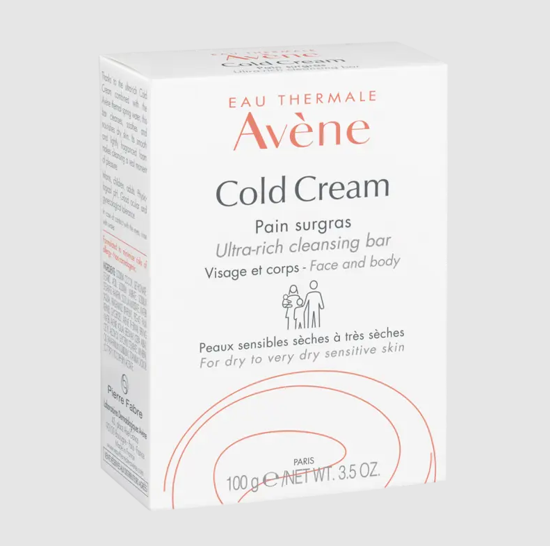 صابون كولد كريم لتنظيف البشرة الجافة جدًا والحساسة من Avene