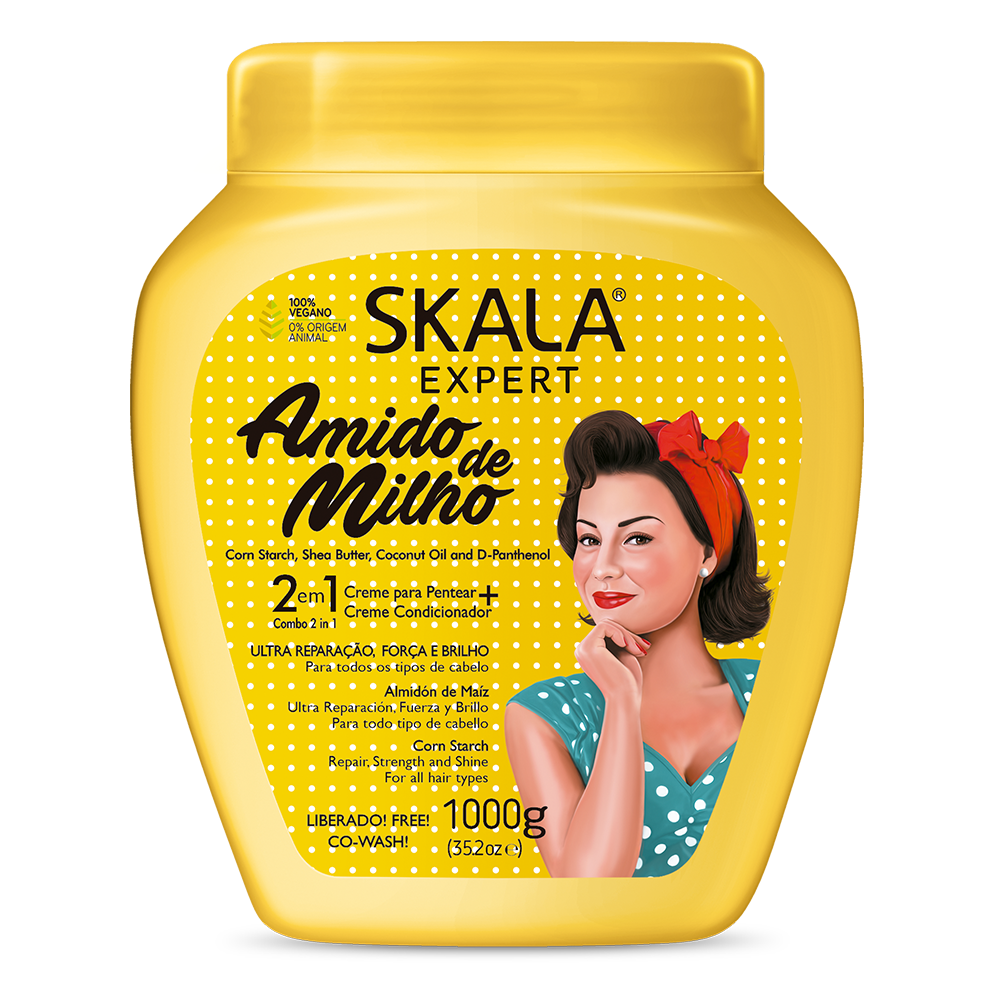 كريم 2 في 1 لتصفيف الشعر وترطيبه من SKALA