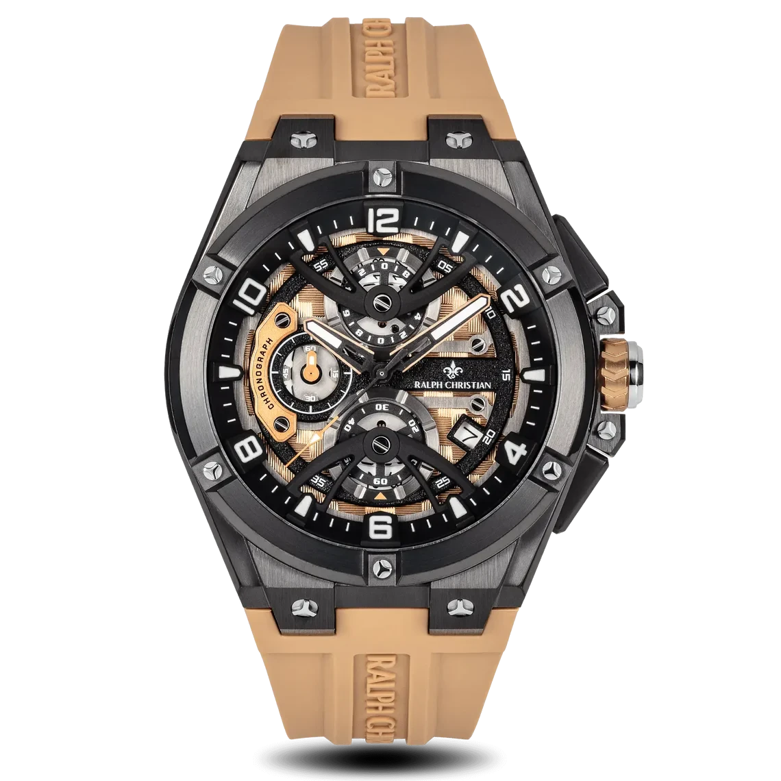 ساعة The Apex Chrono Desert Tan من Ralph Christian