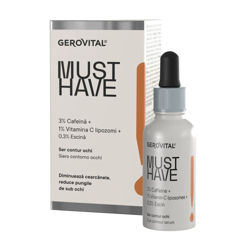 سيروم محيط العين ماست هاف بالكافيين وفيتامين سي من GEROVITAL