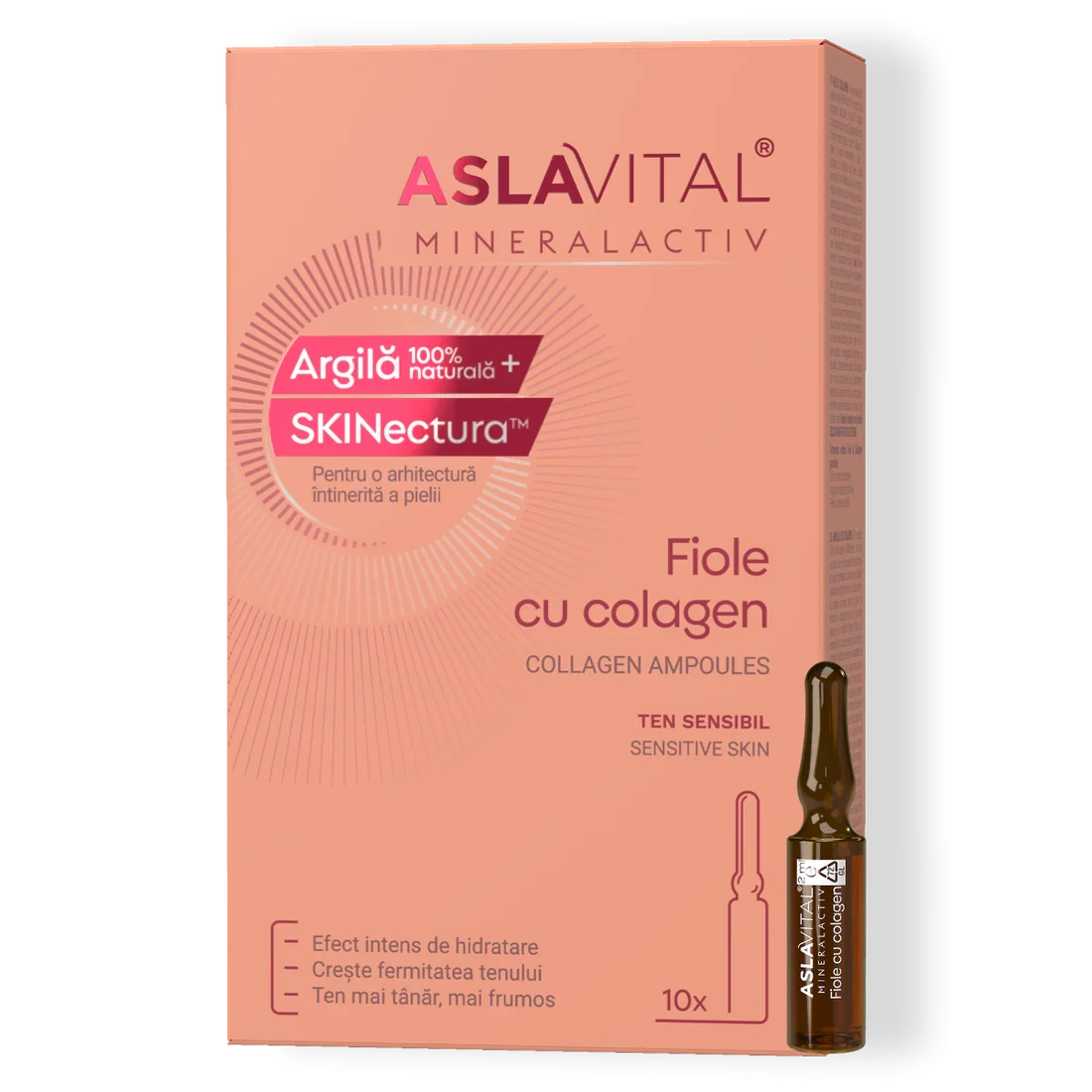 أمبولات الكولاجين علاج مركز للبشرة من ASLAVITAL