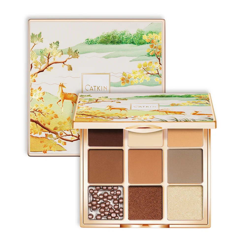 باليت ظلال العيون C15 Forest 9 Colors Eyeshadow Palette من CATKIN