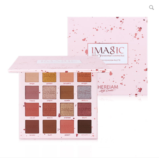 باليت ظلال العيون الوردي البوب 16 لون من IMAGIC