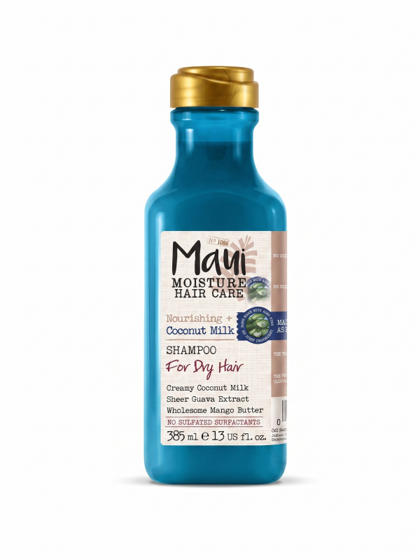 شامبو للتغذية والترطيب بحليب جوز الهند والصبار للشعر الجاف من maui moisture