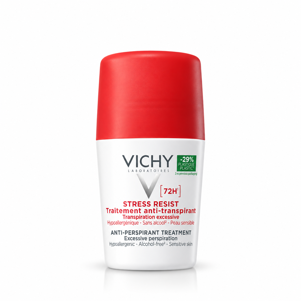 علاج فائق القوة يقلل التعرق ويمنحكِ جفافاً وراحة تدوم 72 ساعة من vichy