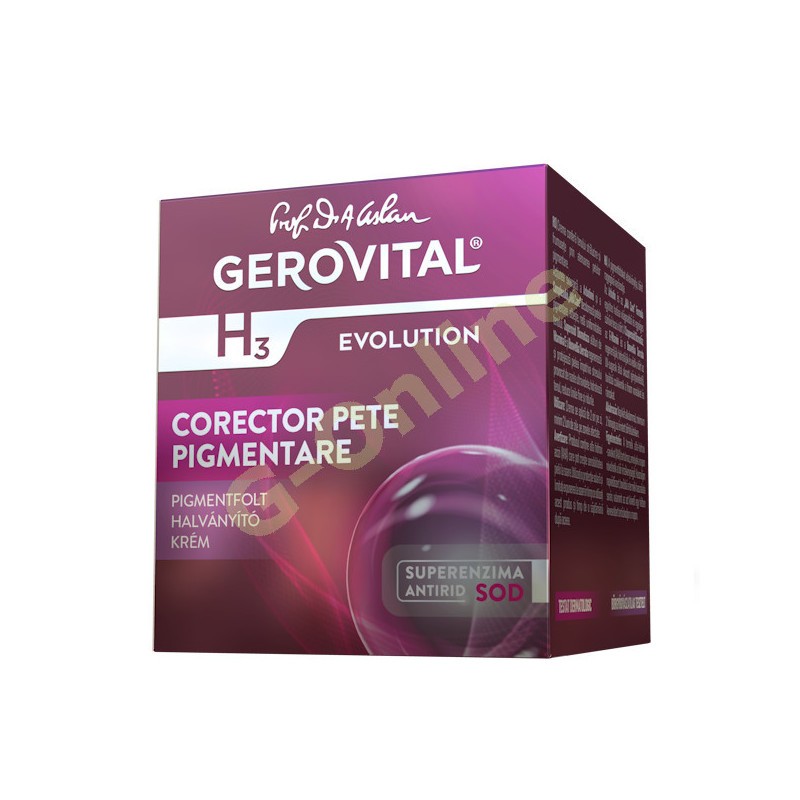 علاج مركز لتقليل ظهور البقع الداكنة والتصبغات الجلدية من GEROVITAL