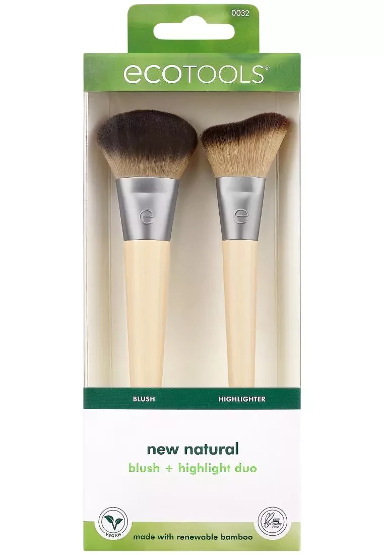 فرشاة Natural Blush &amp;amp; Highlight Duo من EcoTools