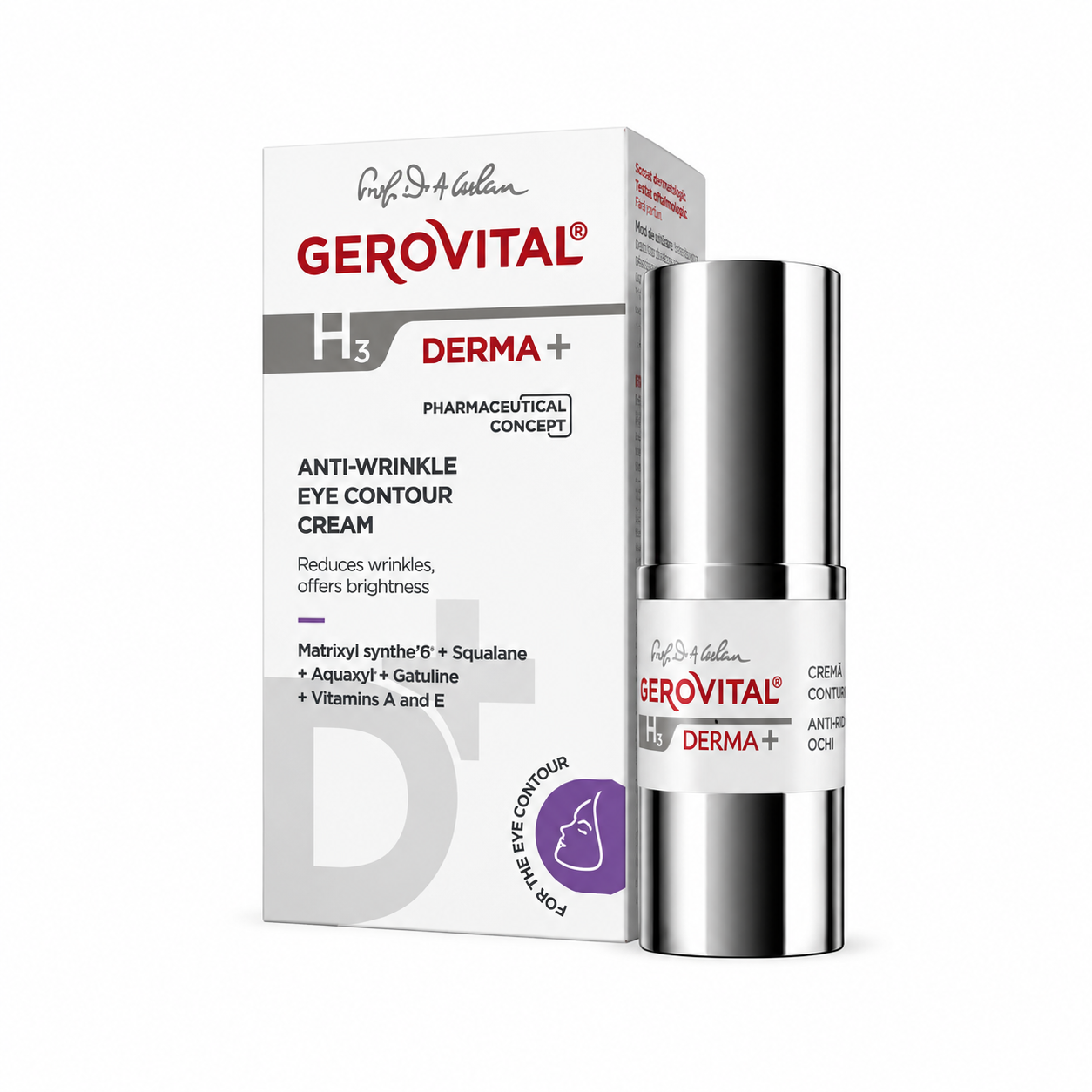 كريم متخصص للعناية بمنطقة محيط العين الحساسة من GEROVITAL
