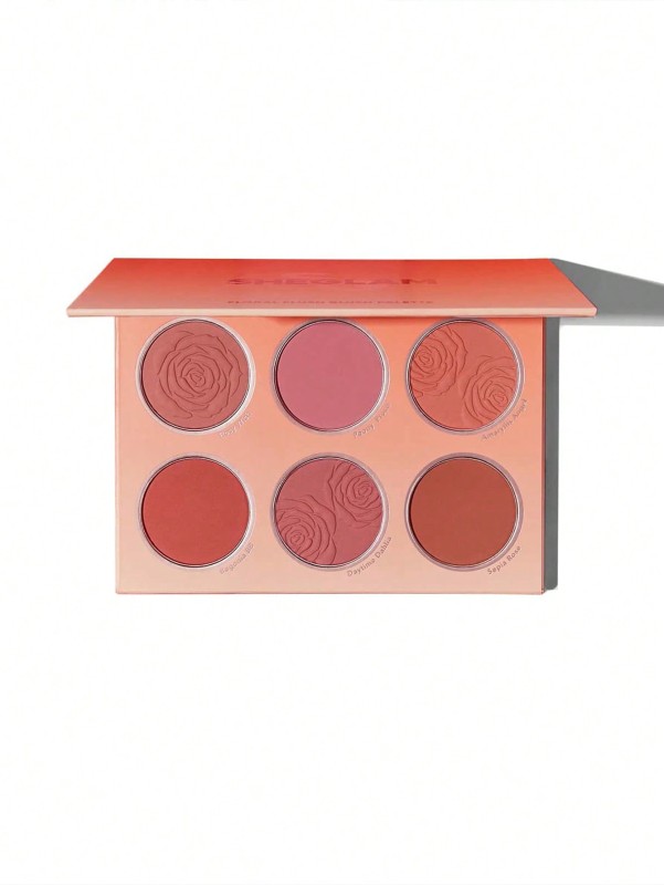 باليت أحمر الخدود Floral Flush Blush Palette orangeمن Sheglam