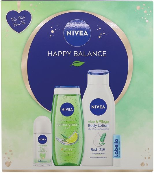 بكج هدايا لروتين يومي متكامل ومريح للجسم تنظيف والترطيب وحماية الجسم من NIVEA