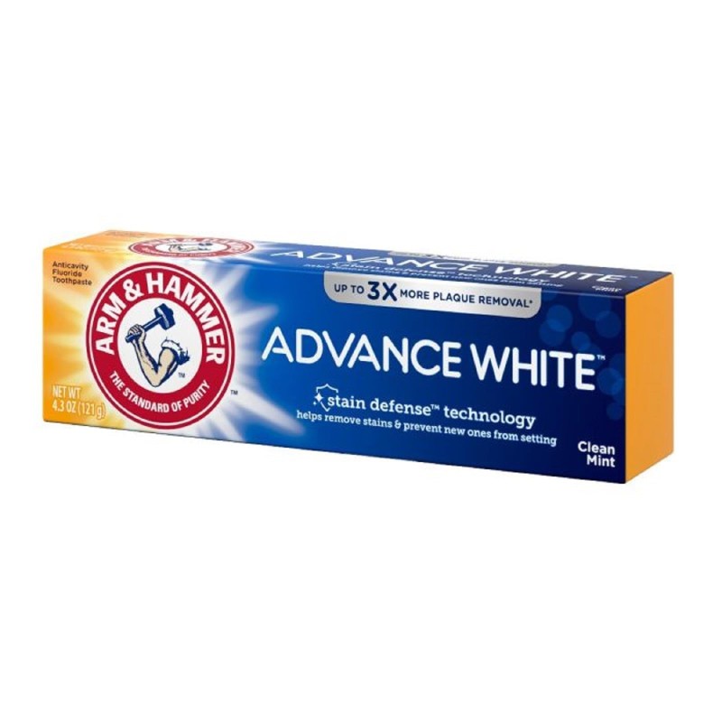 معجون أسنان مبيض يساعد على إزالة البقع ومنع ظهور بقع جديدة من ARM & HAMMER