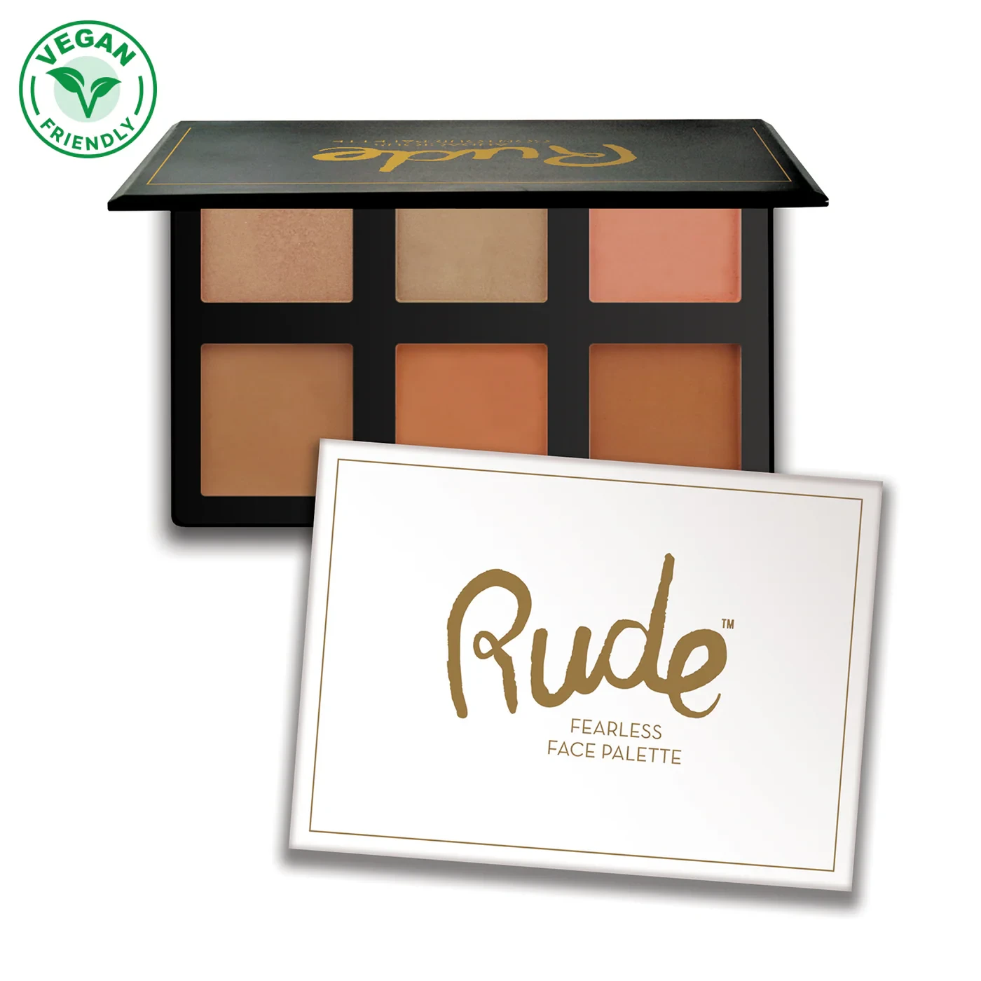 باليت الوجه Fearless Face Palette من Rude