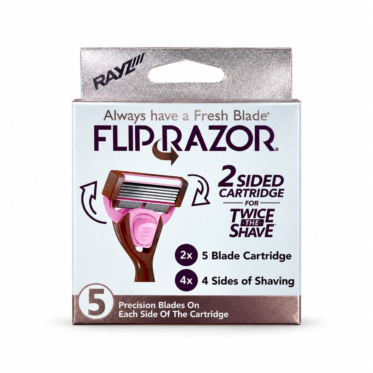 رؤس حلاقه بديلة لشفرات من FLIP RAZOR