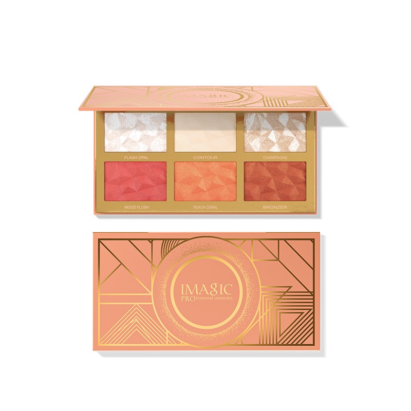 باليت الهايلايتر وأحمر الخدود والكونتور من IMAGIC
