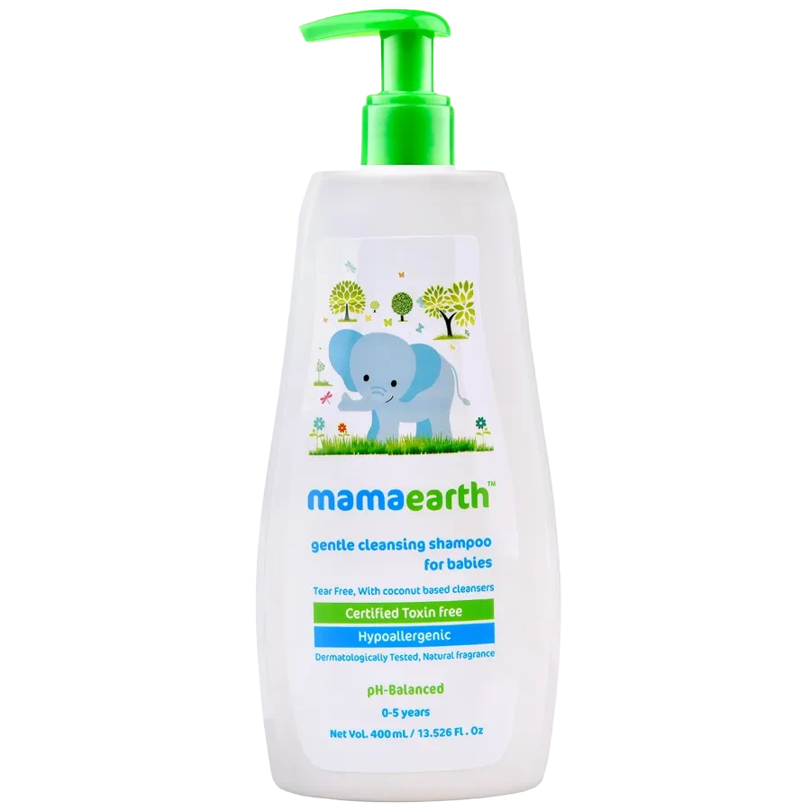 شامبو للبشرة والشعر للاطفال خالي من الدموع والاضافات من MAMAEARTH