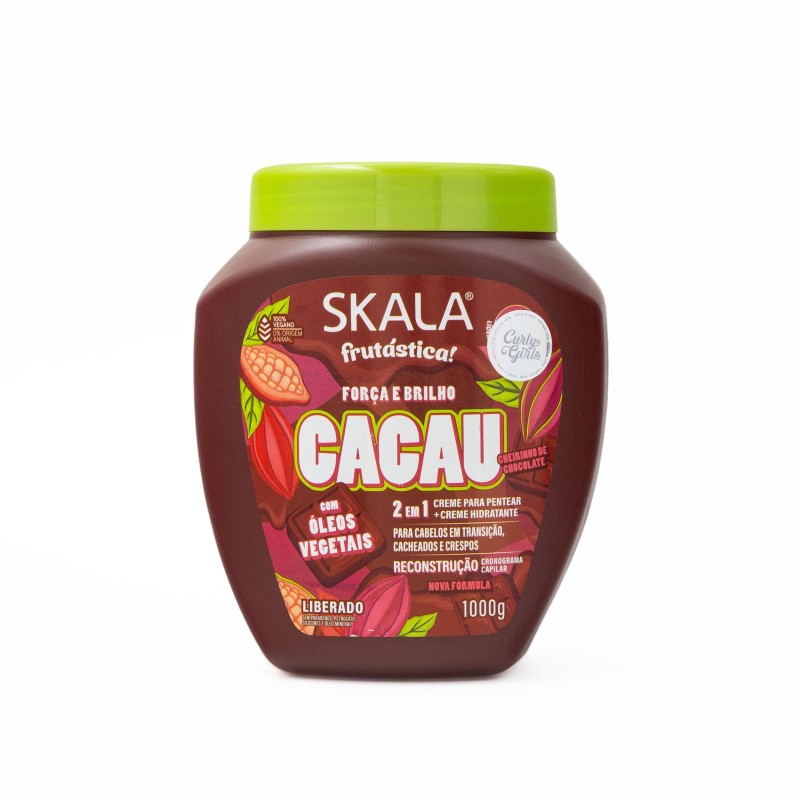 كريم الكاكاو 2 في 1 للقوة واللمعان للشعر من SKALA