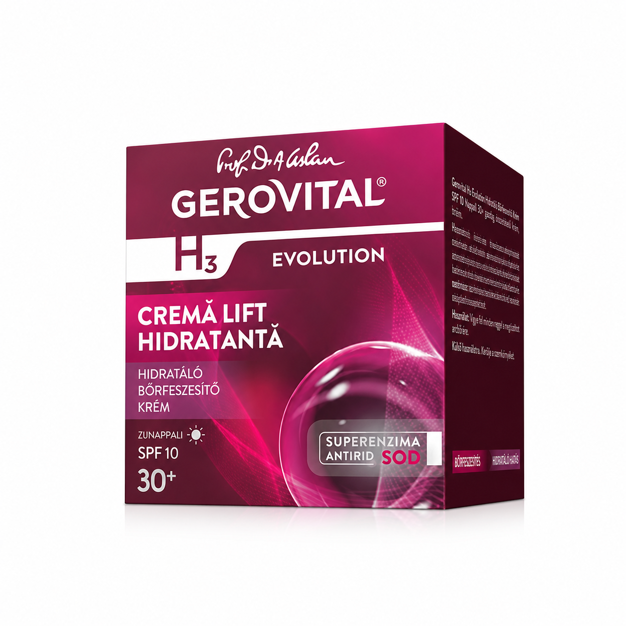 كريم نهاري لشد وترطيب البشرة مع عامل حماية SPF 10 من GEROVITAL