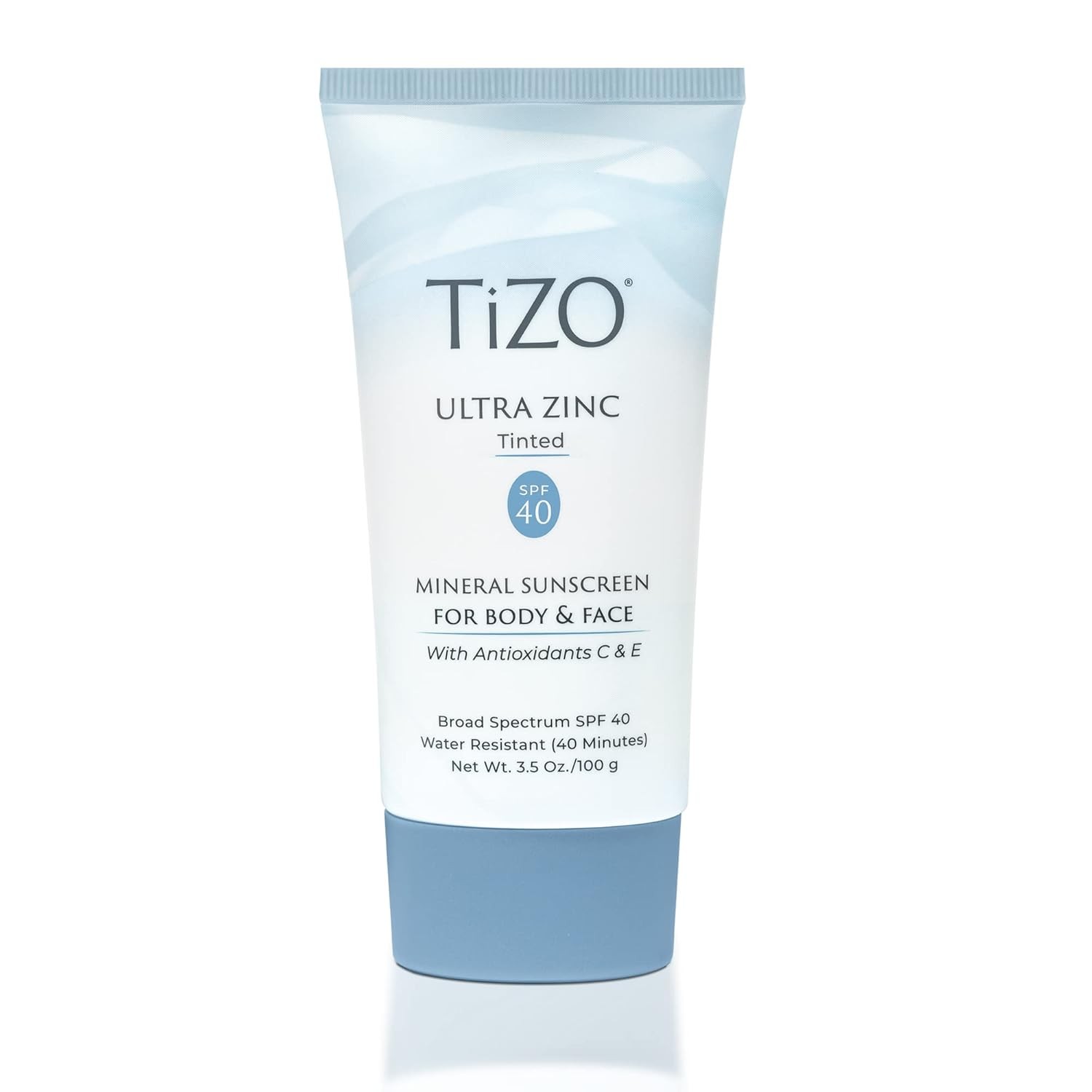 واقي شمس معدني (فيزيائي) Ultra Zinc Tinted SPF 40 من TIZO