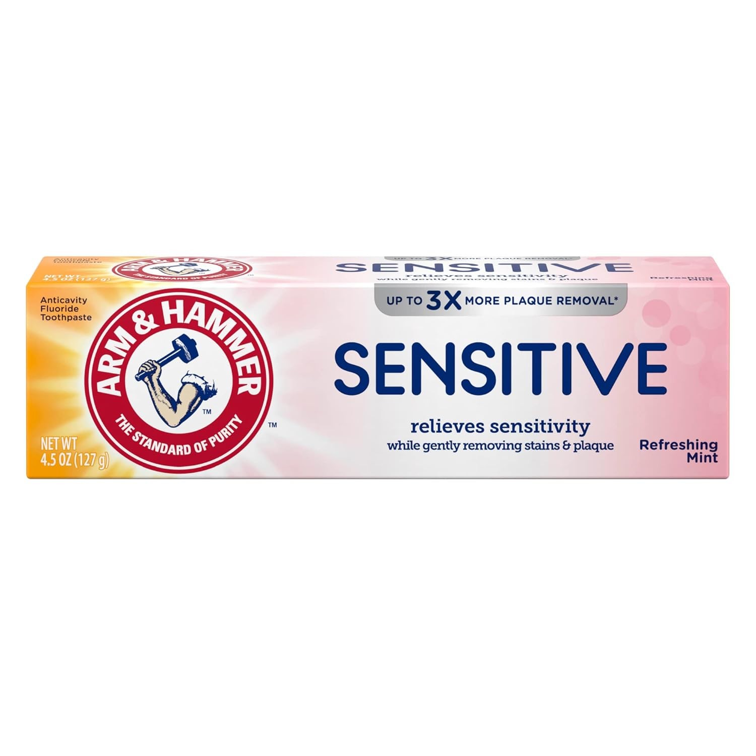 معجون أسنان مصمم خصيصًا للأسنان الحساسة من ARM & HAMMER
