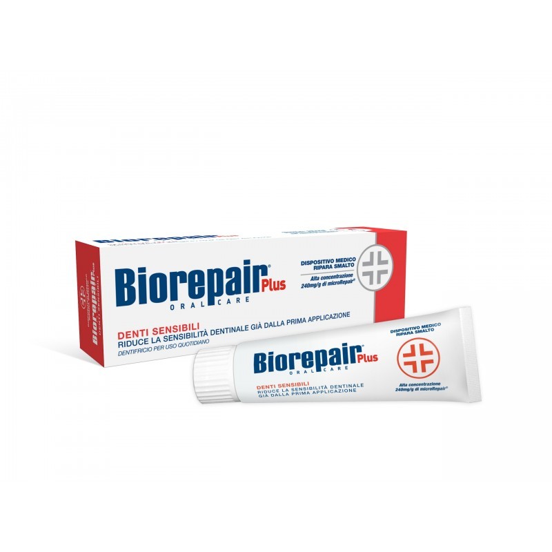 معجون أسنان راحة فورية من حساسية الأسنان مع تركيز microRepair العالي من BIOREPAIR
