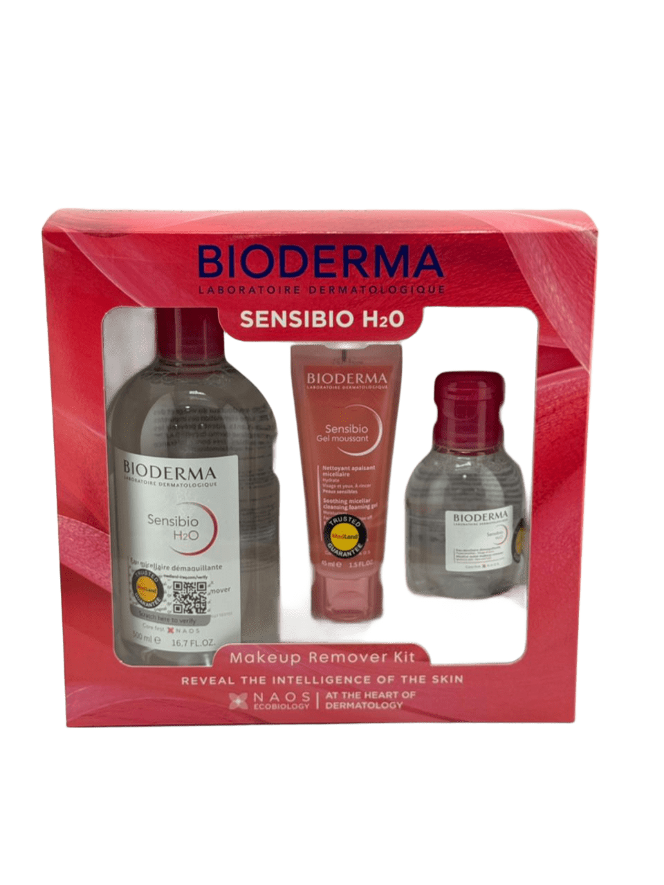 مجموعة متكاملة لتوفير روتين تنظيف وإزالة مكياج لطيف وفعال للبشرة الحساسة من BIODERMA