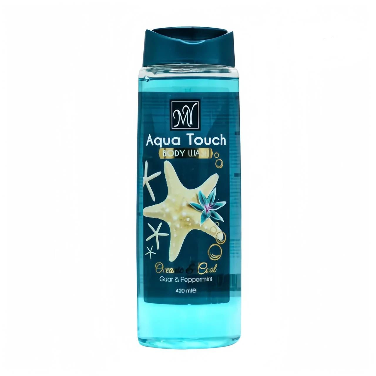 غسول جسم يغمركِ بعبير البحر المنعش والنعناع البارد ليمنحكِ شعوراً متجدداً بالحيوية من M Y