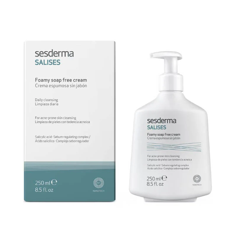كريم ساليسيس الرغوي الخالي من الصابون من SESDERMA